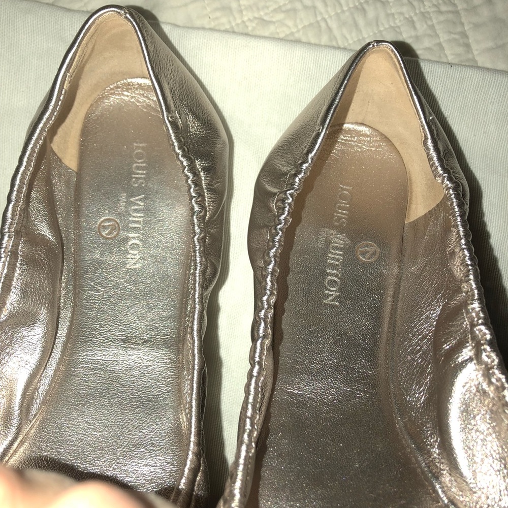 Louis Vuitton sequin bow ballerina flats - Picture 4 of 8